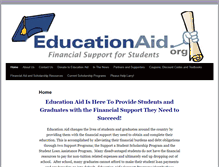 Tablet Screenshot of educationaid.org